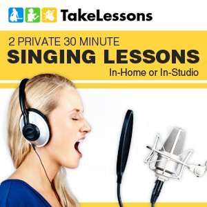  TakeLessons 2 Private 30 Minute Singing Lessons In home 