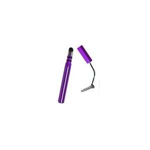  Stylus Pen with 3.5mm Adapter Plug (Purple) for Ipad apple 