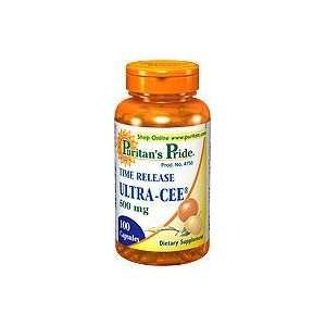  Ultra Cee 500 mg Time Release 500 mg 200 Capsules Health 