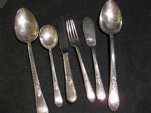 1847 Adoration IS RogersBros Silverplate 6 Serving Pcs  