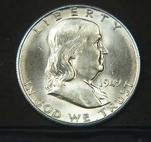 1949 S Franklin Half Dollar BU/CH BU (P19946)  