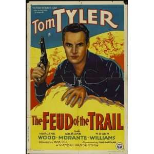  The Feud of the Trail Movie Poster (11 x 17 Inches   28cm 