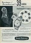 1957 Girard Perregaux 39J Selfwinding Calendar Watch Ad  