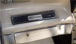 1967 68 Ford Thunderbird Passenger White Dash Panel 67  