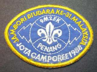 1970 90s Jamboree On The Air & Internet MALAYSIA Scout JOTA / JOTI 