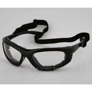   Goggle Sunglasses with Clear Lenses 8738 BlkClr