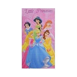  Disney six little princesses beach towel (pink 