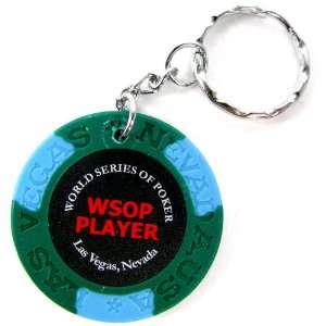  WSOP Player Green Key Chain   Collectible Item Health 