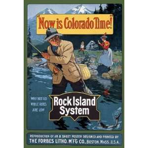  NOW IS COLORADO TIME ROCK ISLAND SYSTEM AMERICAN VINTAGE 