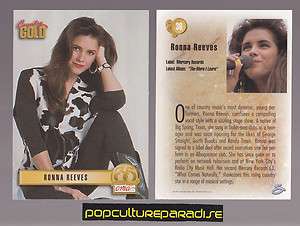 RONNA REEVES Western Music 1993 COUNTRY GOLD TRADING CARD  