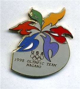 USA 1998 TEAM NAGANO OLYMPIC PIN  