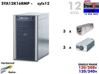 sylx12~ APC Symmetra 12000 LX SYA12K16RMP 12kva 16k UPS SYA12K16P 
