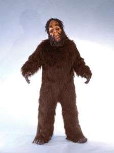 Brown Sasquatch Bigfoot Costume Movie Halloween Party OS One Size 