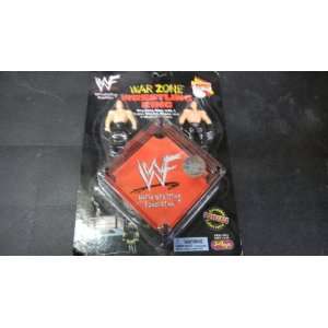  WF War Zone Wrestling Ring with Bendable Figures Toys 