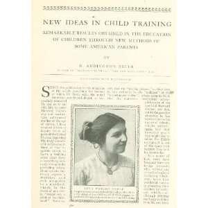    1911 New Ideas Child Training Berle Stoner Wiener 