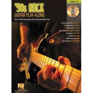  Hal Leonard 90s Rock Guitar Play Along Series Book with CD 