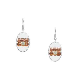    Earring Oval Charm My God Is An Awesome God Artsmith Inc Jewelry