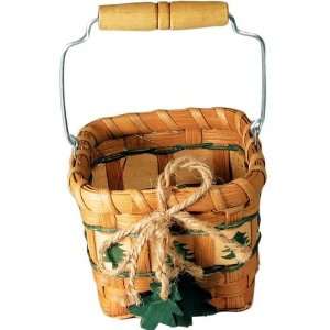  Finely Woven Wooden Baskets with Handles and Pine Tree 