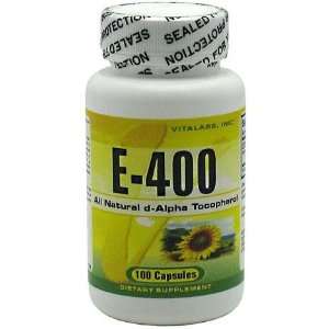  Vitalabs Vitamin E 400, 100 capsules (Vitamins / Minerals 