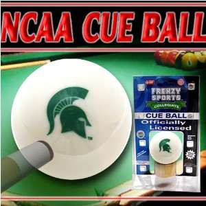  Michigan State University Spartans Cue Ball   ly Licensed 