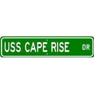 USS CAPE RISE AKR 9678 Street Sign   Navy Ship Gift Sai  