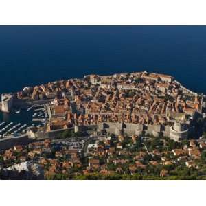 Overlooking the Old Town of Dubrovnik, UNESCO World Heritage Site 