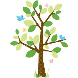 RoomMates RMK1319GM Dotted Tree Peel & Stick Giant Wall Decal 