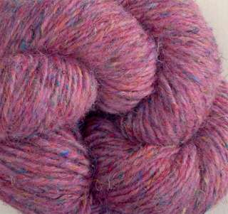 Wool Silk Blend Yarn – Wine Frost