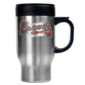  Atlanta Braves MLB Stainless Steel Travel Mug   Primary Logo 