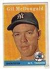 1958 Topps Baseball #20A GIL MCDOUGALD NY Yankees  