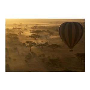  Balloon over the Serengeti Andy Biggs. 26.00 inches by 18 