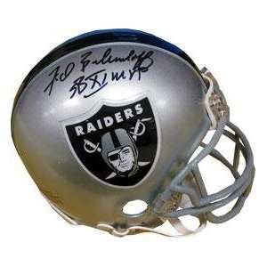  Signed Fred Biletnikoff Mini Helmet   Autographed NFL Mini 