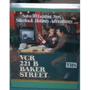  Sherlock Holmes VCR 221 B Baker Street VCR Mystery Game 