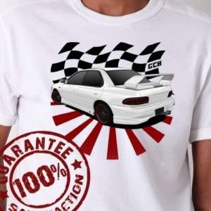 Subaru Impreza WRX STI GC8 JDM Racing T Shirt #611  