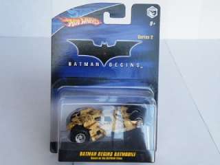 MINT BOXED BATMAN BEGINS BATMOBILE MOVIE FILM CAR  