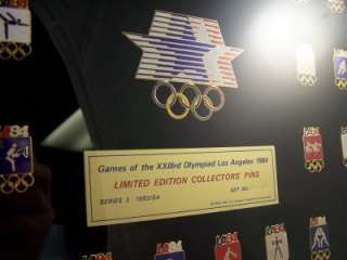 Collector Rare Boxed Pin Set 1984 LA Olympic Games  