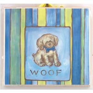  Woof Wall Plaque Baby