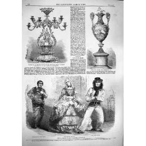   1861 LADY FRANCES FORESIGHT THEATRE WOODIN RACE CUPS