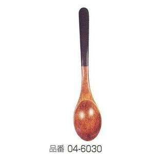  Japanese Wooden Spoon Black Handle 5 3/4in #0300 Kitchen 