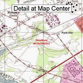   Map   Woodbury, New Jersey (Folded/Waterproof)