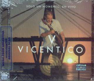 CD + DVD SET VICENTICO SOLO UN MOMENTO EN VIVO SEALED NEW 2012 LIVE 
