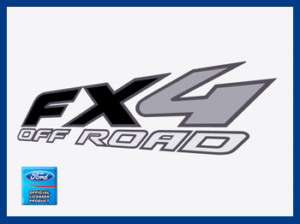 2007 Ford F150 FX4 Off Road Decals Truck Stickers BLACK  