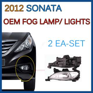 HYUNDAI 2012 Sonata Fog Lights / Lamp & connectors set  