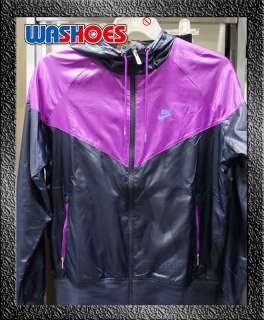2011 Nike Nsw 1 Sportswear Training Jacket Black Purple M~XXL 343425 