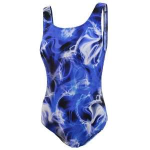   Womens Swimming Costume Swimsuit   FS3781   Blue   Size 8 Sports