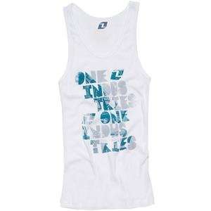  One Industries Womens Bodin Tank Top   X Large/White 