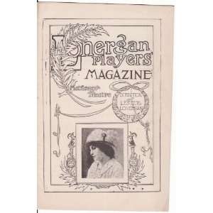  1913 Lonergan Players Magazine and Program from the 