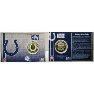  Indianapolis Colts Team History Coin Card Sports 