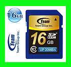 TEAM CLASS 10 SDHC 16GB 16G SD Flash Memory Data Card Up to 20MB/s
