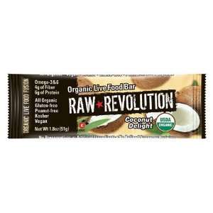  Raw Revolution Bar Organic Coconut & Agave 2.2 oz. (Pack 